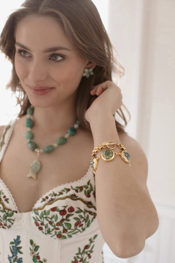 Cornflower Bubble Bracelet